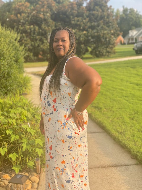 Multicolor maxi dress
