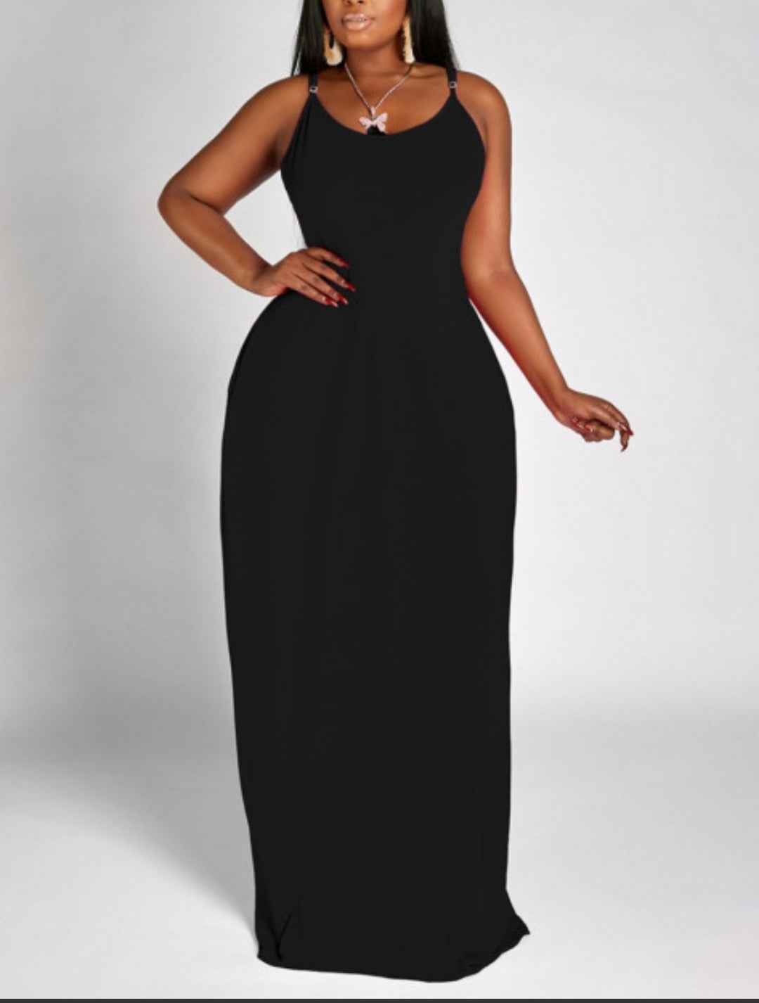 Long black Maxi dress